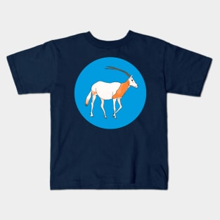 Scimitar-Horned Oryx Kids T-Shirt